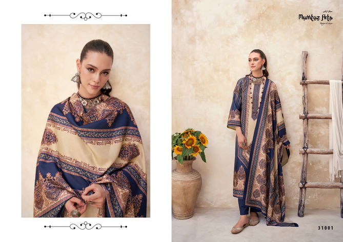 Gulzaar By Mumtaz Art Viscose Pashmina Dress Material